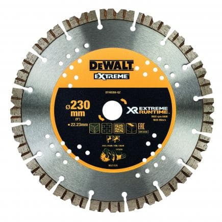 DeWALT DT40260-QZ - Disque diamant pour scie à onglet DCS690 diamètre 230 mm