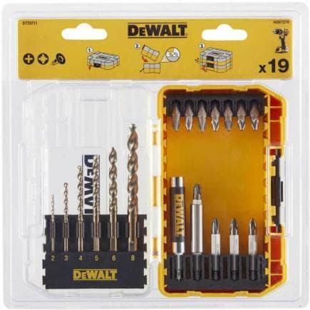 DeWALT DT70711-QZ--SPENTO - Jeu de 19 vis et forets en métal (5 pcs.)