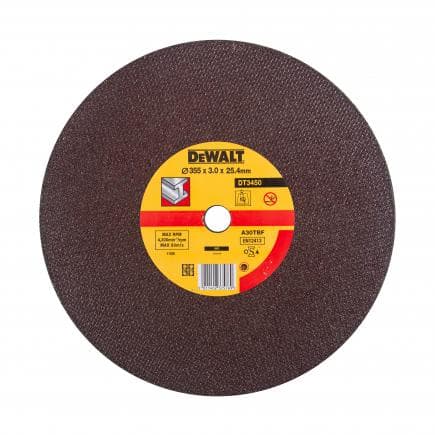 DeWALT DT3450-QZ - 355mm Aluminium Oxide Circular Saw Blade, 25.4mm Arbor