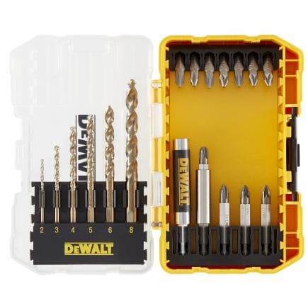DeWALT DT70711-QZ - Jeu de 19 vis et forets en métal (5 pcs.)