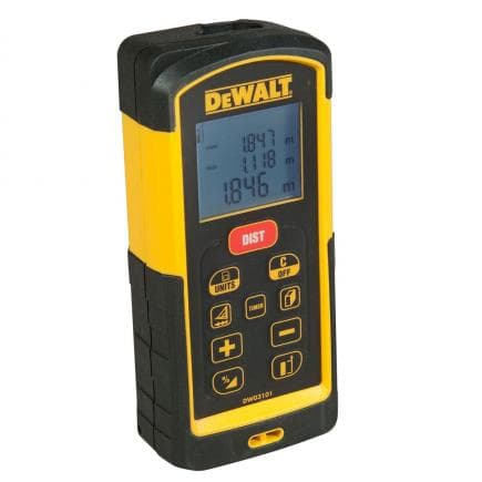 DeWALT DW03101-XJ - Télémètre laser 100 m Précision 1,0 mm