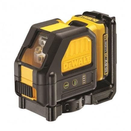 DeWALT DCE088D1G-QW - Traceur de lignes (croix et 90°) faisceau laser vert classe 2