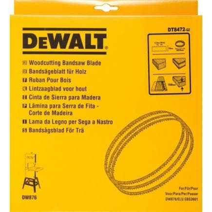 DeWALT DT8472-QZ - Lames Alligator® pour DW876 pour bois - coupe long grain