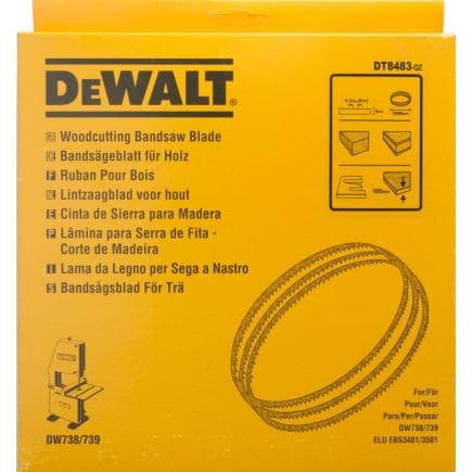 DeWALT DT8483-QZ - Lames de scie à ruban DW738-9 - Contours