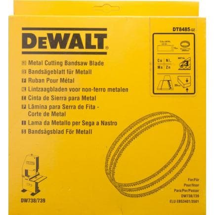 DeWALT DT8485-QZ - Lames de scie à ruban DW738-9 - Métaux non ferreux