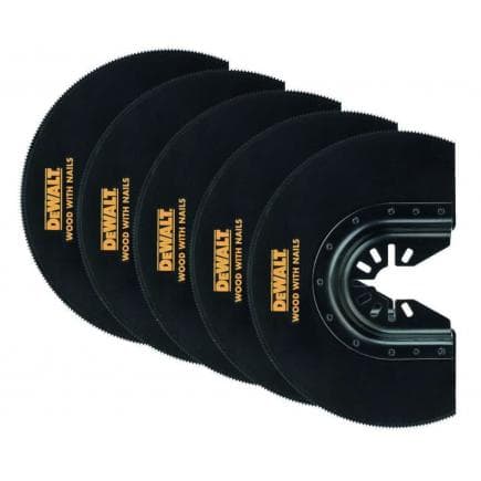 DeWALT DT20729-QZ - Lame multi-usages segmentée diamètre 102 mm (5pcs.)