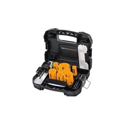 DeWALT DT83004-QZ - Set 11 seghe a tazza Bimetal , 2 mandrini e 2 punte pilota