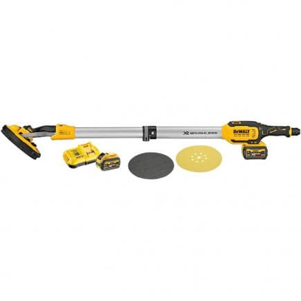 DeWALT DCE800T2-QW - PONCEUSE POUR PLAQUE DE PLÂTRE XR 18 V AVEC BATTERIE, avec 2 batteries et chargeur, dans un sac souple