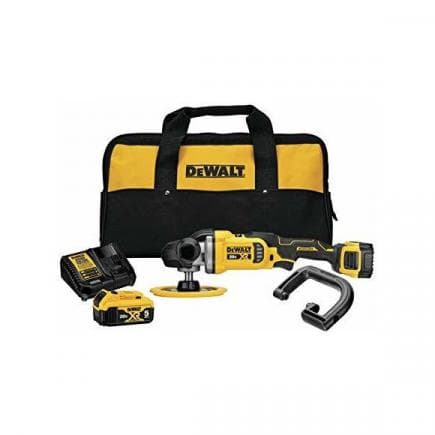 DeWALT DCM849P2-QW - Polisseuse rotative 18 V moteur Brushless, avec 2 batteries et chargeur, dans un sac souple