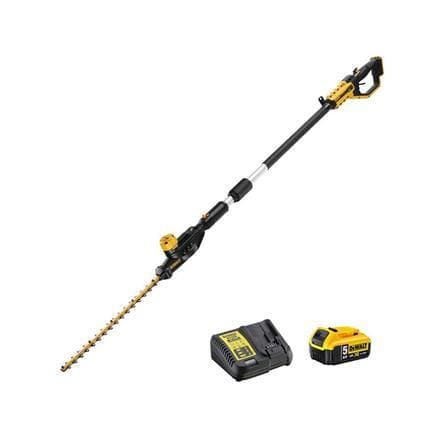 DeWALT DCMPH566P1-QW - Taille-haie télescopique 18 V 5,0 Ah, avec 1 batterie et chargeur