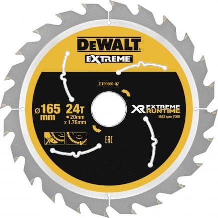 DeWALT DT99562-QZ - Lame circulaire XR FLEXVOLT pour scie circulaire