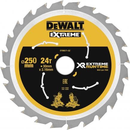 DeWALT DT99571-QZ - Lame XR FLEXVOLT pour scie à onglet 250 mm