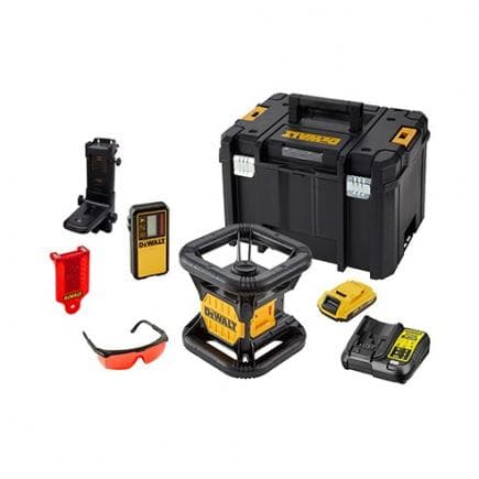 DeWALT DCE074D1R-QW - Laser rotatif à faisceau rouge Autonivelant avec rayon horizontal