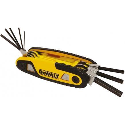 DeWALT DWHT0-70263 - Jeu de clés hexagonales mâles avec support de poche (8 pcs.)