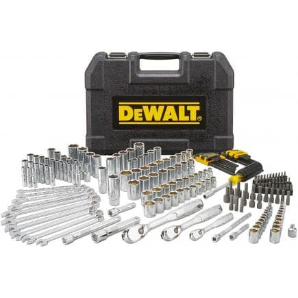 DeWALT DWMT81534-1 - Jeu de douilles et accessoires 1/4'' 3/8'' et 1/2'' métrique et pouce (205 pcs.)