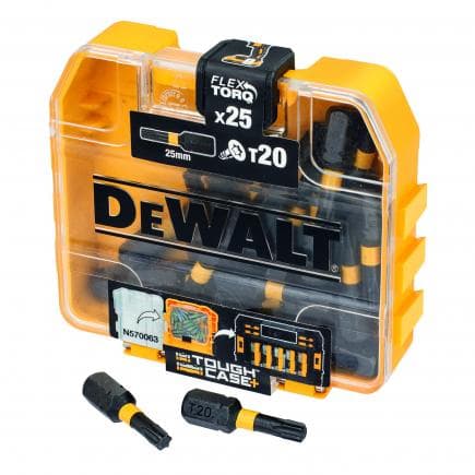 DeWALT DT70557T-QZ - Jeu d'embouts Flex Torq T20 25 mm (25 pcs.)