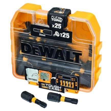 DeWALT DT70558T-QZ - Jeu d'embouts Flex Torq T25 25 mm (25 pcs.)