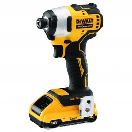 DeWALT DCF809L2T-QW - 18V 3.0Ah XR Brushless compact impact driver