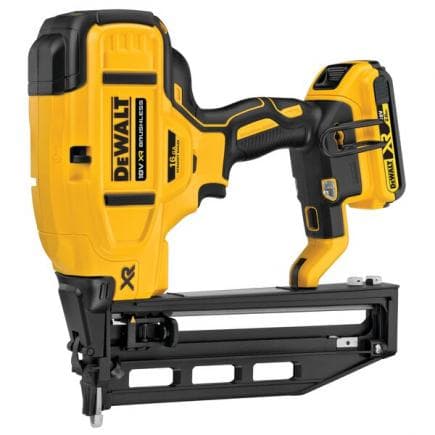 DeWALT DCN662D2-QW - Cloueuse droite fixe 18 V XR Brushless 16GA avec 2 batteries 2Ah