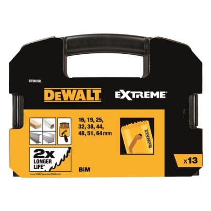 DeWALT DT90350-QZ - Jeu de scies cloches bimétal (13 pcs.)