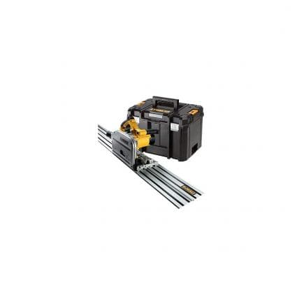 DeWALT DWS520KTR-QS - Scie plongeante 165 mm 1300 W avec guide droit DWS5022-XJ en T-STAK
