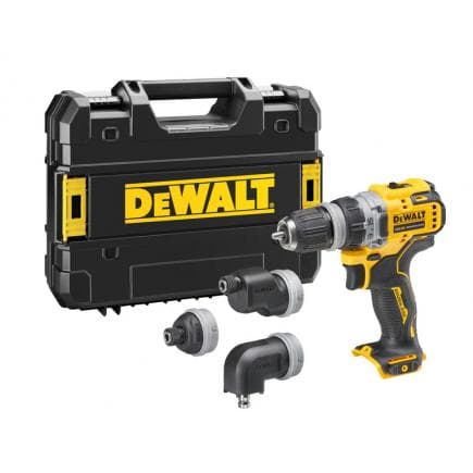 DeWALT DCD703NT-XJ - Perceuse-visseuse multi-têtes 12 V XR - sans batterie
