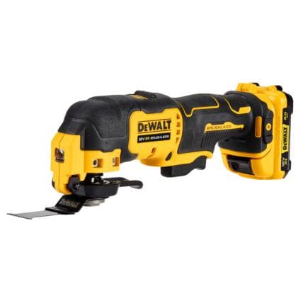 DeWALT DCS353D2-QW - Outil multifonction à moteur Brushless 12 V - avec 2 batteries XR Lithium 2 Ah et chargeur