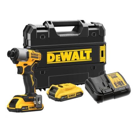 DeWALT DCF840D2T-QW - Clé à chocs 18 V XR Brushless 1/4" 192 Nm - avec 2 batteries XR Lithium 2Ah et chargeur