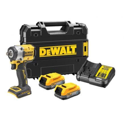 DeWALT DCF921E2T-QW - Clé à chocs 4 modes 18 V XR Brushless 1/2'' HOG RING - avec 2 batteries XR Lithium POWER STACK et chargeur