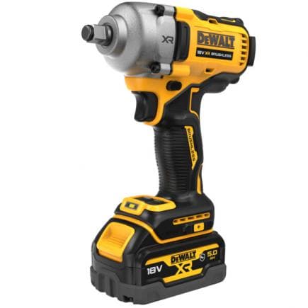 DeWALT DCF891P2G-QW - Clé à chocs haute puissance 18 V XR Brushless 1/2'' HOG RING - 2 batteries XR Lithium 5 Ah '' G Series '' et chargeur