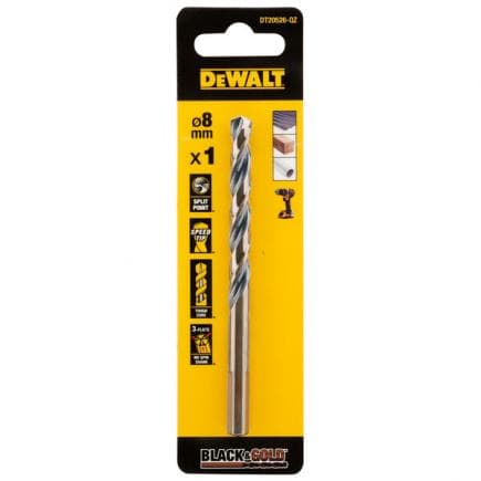 DeWALT DT20514-QZ - Forets de la série BLACK&GOLD pour le perçage du bois, du métal et du plastique
