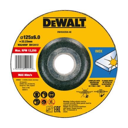DeWALT DWA4514SIA-AE - Disque d'ébavurage INOX HIGH PERFORMANCE - enfoncé