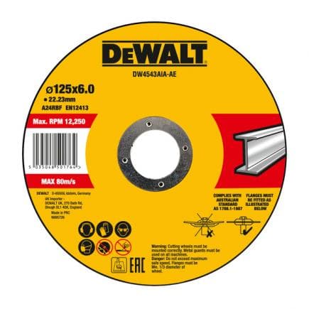 DeWALT DW4543AIA-AE - Disque d'ébavurage métal HIGH PERFORMANCE - enfoncé