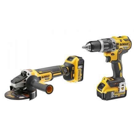 DeWALT DCK2153P2T-IT - 18V screwdriver and grinder kit with TSTACK cases