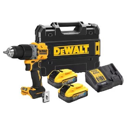 DeWALT DCD805H2T-QW - Perceuse-visseuse 18V XR Brushless Hammer avec 2 batteries POWERSTACK 5Ah