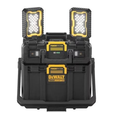 DeWALT DWST08061-1 - Boîte à outils ToughSystem 2.0 avec lampes de travail à LED intégrées