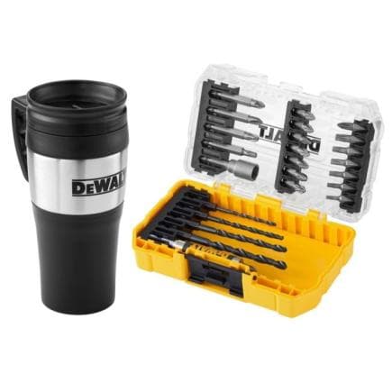 DeWALT DT70707-QZ - Jeu de forets et de coupelles (25 pièces)