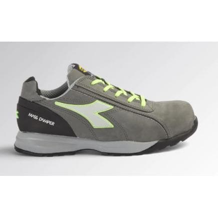 DIADORA UTILITY 701.177664-C9546/48 - Chaussures de sécurité basses imperméables charbon/vert fluo S3 HRO SRC
