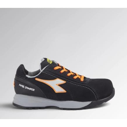 DIADORA UTILITY 701.177664-C9545/45 - Chaussures de sécurité basses en nubuck soie hydrofuge marine foncé/orange fluo S3 HRO SRC