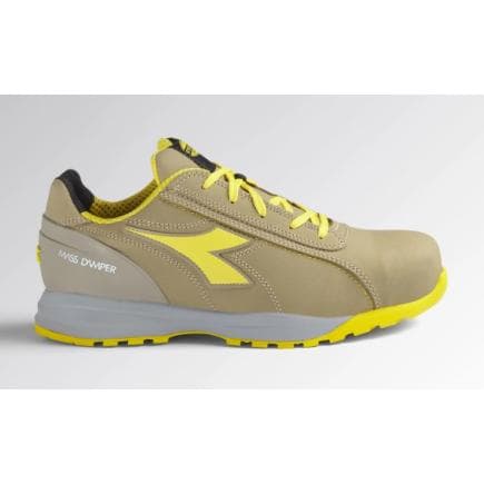 DIADORA UTILITY 701.177664-75029/38 - Chaussures de sécurité basses en cuir Nubuck déperlant lune roche gris S3 HRO SRC
