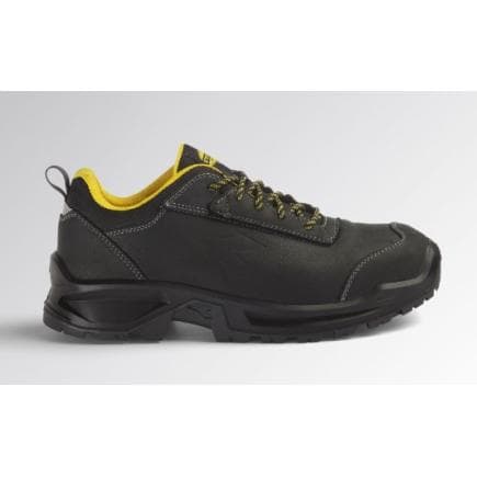 DIADORA UTILITY 701.177656-80013/46 - Chaussures de sécurité basses noir en Nubuck italien Pull-up hydrofuge S3 SRC