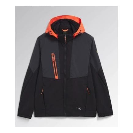 DIADORA UTILITY 702.179823-C8817/3XL - Veste bi-matière en softshell et nylon à la coupe ergonomique Softshell noir