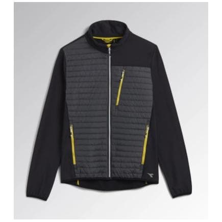 DIADORA UTILITY 702.179458-D0215/XXL - Veste molletonnée légèrement rembourrée noir/vert/jaune