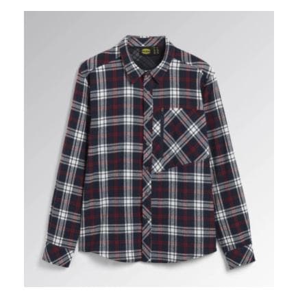 DIADORA UTILITY 702.179456-D0219/XXL - Chemise en flanelle à carreaux rouge/bleu/gris