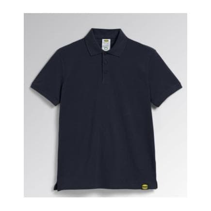 DIADORA UTILITY 702.177955-60062/L - Polo à manches courtes en piqué de coton organique marine classique