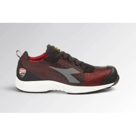 DIADORA UTILITY 701.181222-C2461/43 - Chaussure de sécurité basse FLY MOTOR MTX LOW S1PL SR HRO SR SC ESD Rouge/Blanc
