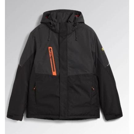 DIADORA UTILITY 702.179822-80013/S - Veste rembourrée imperméable certifiée EN343 Noir