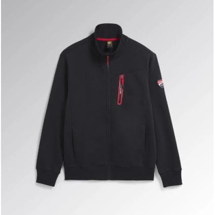 DIADORA UTILITY 702.180071-80013/S - Sweat-shirt brossé intérieurement personnalisé par DUCATI Noir