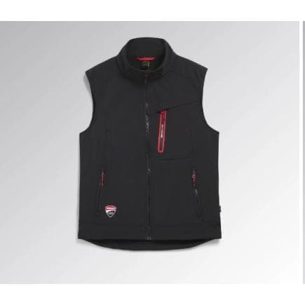 DIADORA UTILITY 702.180072-80013/L - Gilet en tissu extensible déperlant Noir