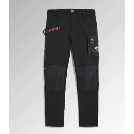 DIADORA UTILITY 702.180074-80013/S - Pantalon performance en tissu extensible déperlant Noir